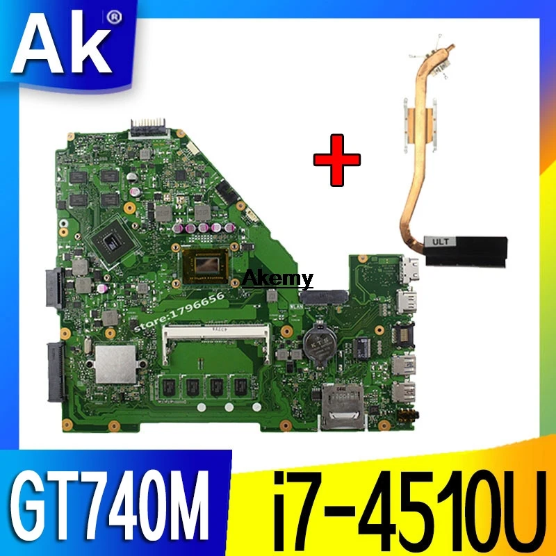 GT740M I7-4510U 4 Gb Ram X550CC Moederbord REV2.0 Voor Asus X552C X550CC X550CL Y581C Notebook Moederbord X550CC Moederbord GT740M I7-4510U 4 Gb Ram X550CC Moederbord REV2.0 Voor Asus X552C X550CC X550CL Y581C Notebook Moederbord X550CC Moederbord