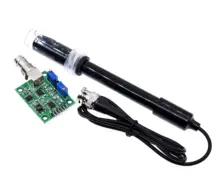 Placa de controle para arduino bnc, módulo de detecção de ph líquido, placa de controle de sensor para controlador de sonda
