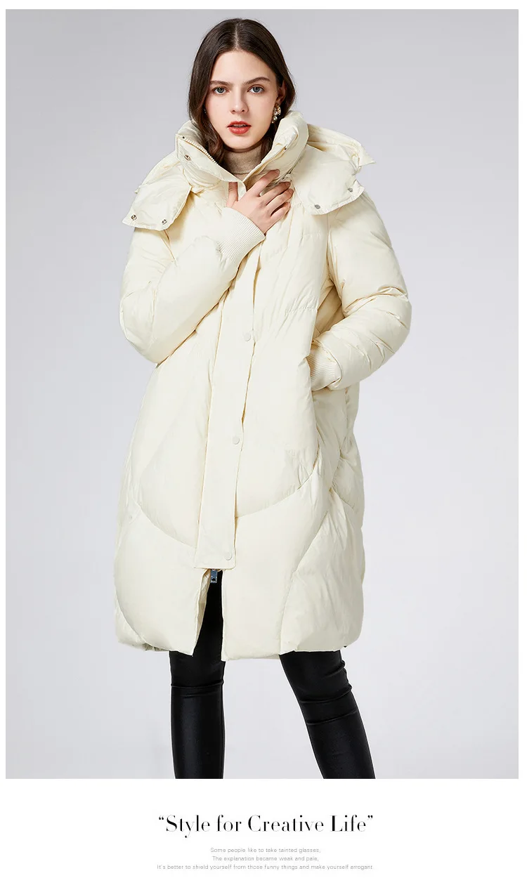 Waliicorners Winter Fluffy Warm Down Coats Female Longer Oversized Fluffy Hooded Thicler Duck Down Filling Coats 19 H55c351de9f1a447395b5065dbf5ee0d8b