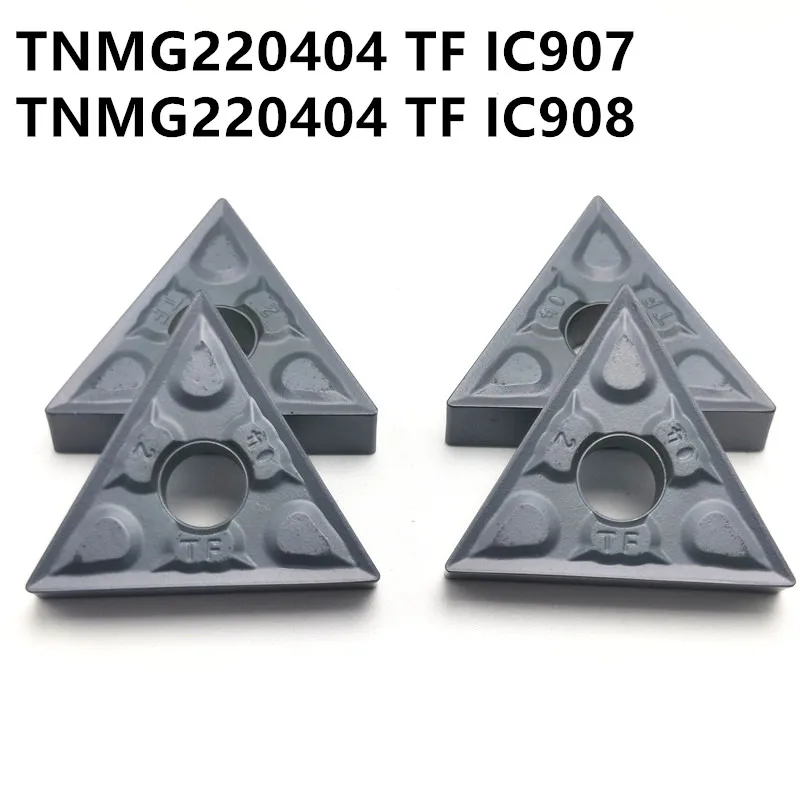 

20PCS Cutting tool TNMG220408 TF IC907 / IC908 external turning turning blade TNMG 220404 carbide insert CNC lathe cutter