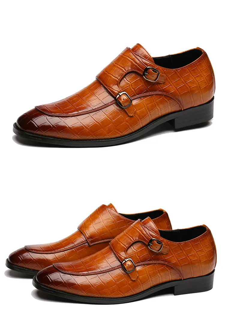 Модные Роскошные брендовые Мужские модельные туфли; кожаные мужские туфли с перфорацией типа «броги»; повседневные мужские оксфорды в британском стиле; Свадебная обувь; A21-75Z