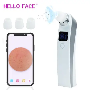 

Visual Blackhead Face Vacuum Electric Blackhead Remover Facial Pores Cleaner WiFi Camera Acne Extractor Blackhead Suction Tool