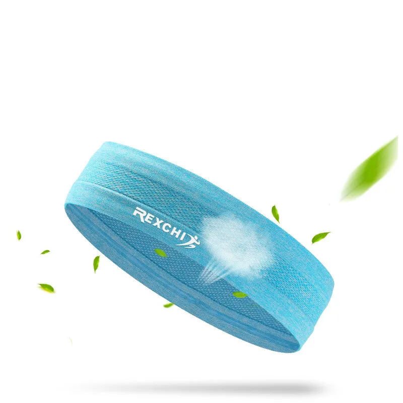 Sports Headband Men Women Silicone Conductor Headband Protector Fitness Yoga Sweat Absorbing Belt