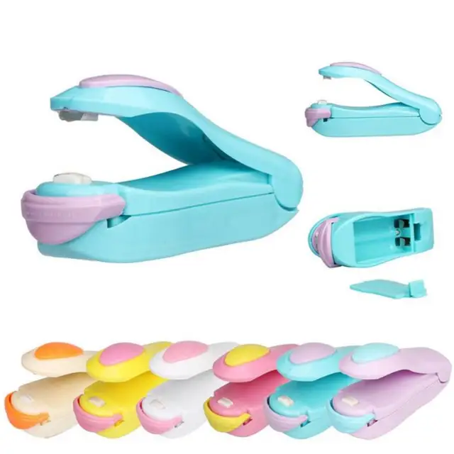 Sealing Machine Food Clip Heat Sealing Machine Mini Heat Sealer Food Packaging Kitchen Storage Bag Clips Kitchen Accessories cheap Aihogard CN(Origin) Mini Sealing Machine ABS+ stainless steel Eco-Friendly Stocked 2*AA battery 3 5*1 5*2 3inch (9*4*6CM) Sealing Machine Food Clip Heat Sealing Machine Mini Heat Sealer Food Packaging Kitchen Storage Bag Clips Kitchen Accessories cheap Aihogard CN(Origin) Mini Sealing Machine ABS+ stainless steel Eco-Friendly Stocked 2*AA battery 3 5*1 5*2 3inch (9*4*6CM)