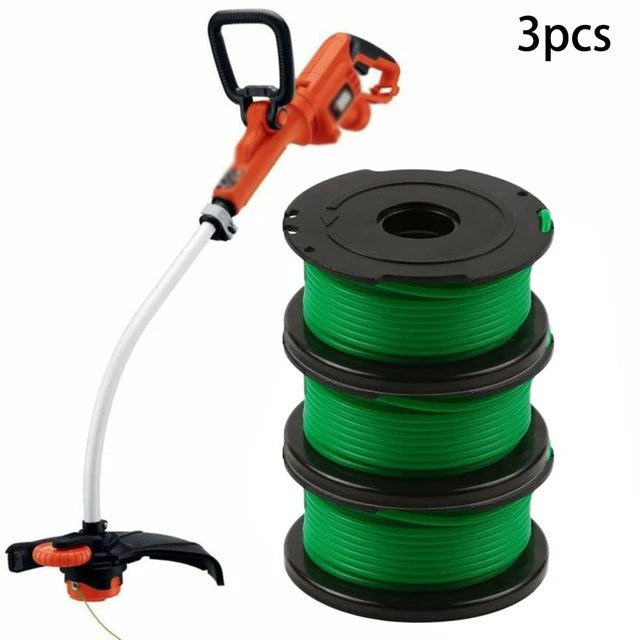 3pcs Spool & Line For Black & Decker A6482 Gl7033 Gl8033 Gl9035 Strimmer Lawn  Mower Parts Accessories Dedicated Spool - Tool Parts - AliExpress