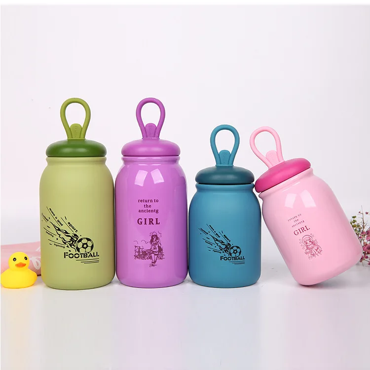 

Japan Vacuum Cup Chubby Girl Cup Insulated Stainless Steel Bottle CHILDREN'S Cups Convenient Hand Glass
