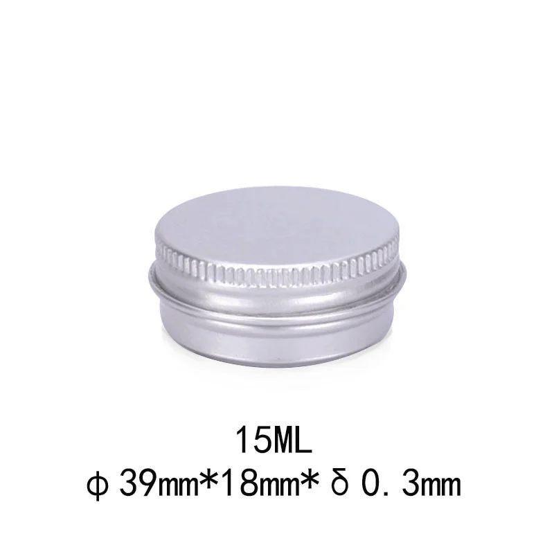 50 stücke 5g 10g 15g 20g 30g 40g 50g 60g 80g 100g Aluminium Zinn Gläser Lip Balm Zinn Behälter Mit Schraube Gewinde Deckel Kerze Tee Dosen Box – Detail 10