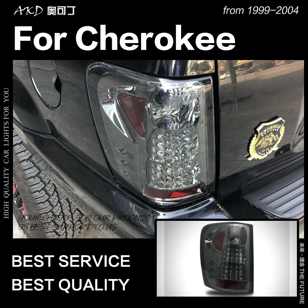Car Styling Taillights for Jeep Grand Cherokee LED Tail Light 1999 2004