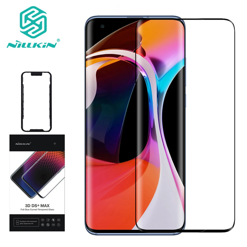 For Xiaomi Mi 10 Pro Tempered Glass Nillkin Screen Protector 3D DS+MAX Full Cover Safety Protecive Glass For Xiaomi Mi 10