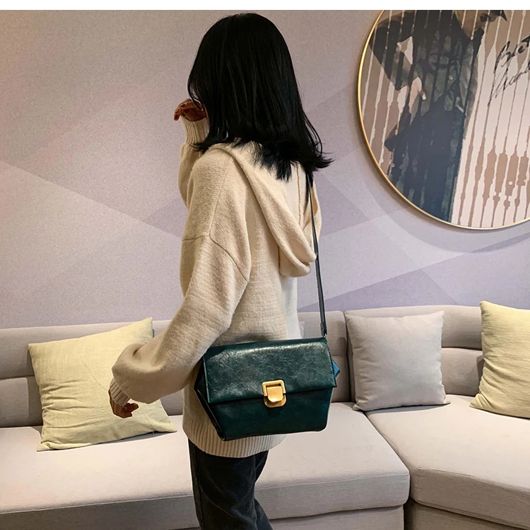 Female Bag Popular New Wave Korean Version of The Simple Retro loui vuiton Fashion Small Square Bag Women Hand Bags