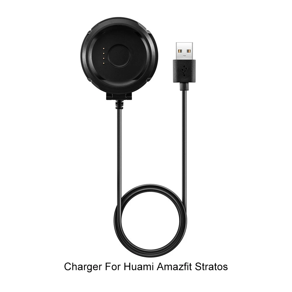 For Amazfit Stratos Быстрое зарядное устройство для часов Xiaomi Huami Amazfit GTR 47 мм GTS часы зарядная док-станция для Amazfit Bip Youth Pace Stratos зарядная док-станция - Цвет: For Amazfit Stratos