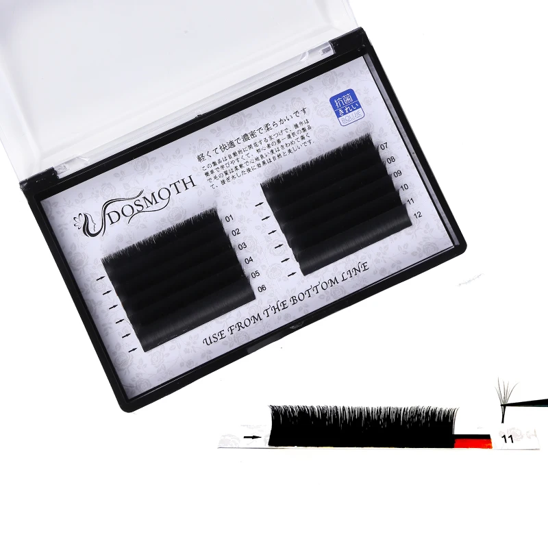 

Eyelash Extension Bloom Auto Fans Eyelash Lashes Auto Fan Magnetic Camellia 2D 3D 6D eyelash Each row of mixed length