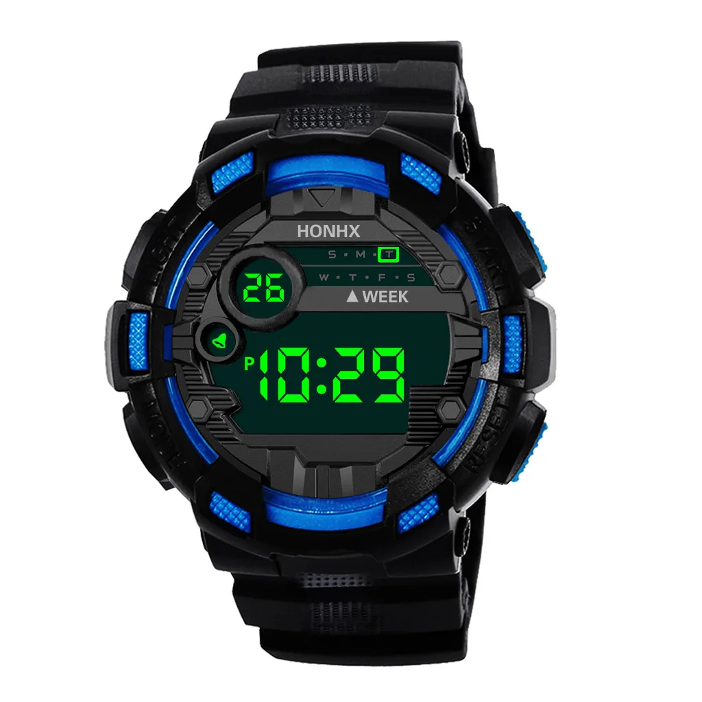 Luxury Men Digital Led Watch Sport Men Outdoor Date Electronic Watches Waterproof Wrist Watch Clock Male Relogio Masculino 