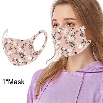 

1PC Print Dust-proof Mouth Masks Breathable Comfortable Pattern Reusable Washable Face Masks mascarilla reutilizable