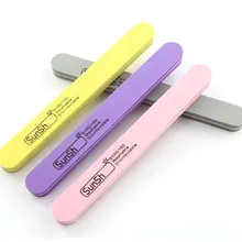 Маникюрный Инструмент губка для ногтей лак бар Маникюр обучение полировка пилка для ногтей маникюр прямые потертые изделия