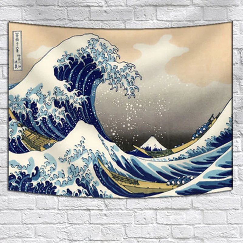 

2020 personalized digital printing decorative tapestry, famous painting tapestry, starry sky home tapestry, tapestry