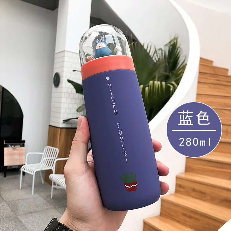 Двухстенная Изолированная вакуумная колба из нержавеющей стали бутылка для воды термос без бисфенола А для спортивных бутылок для воды - Цвет: 4