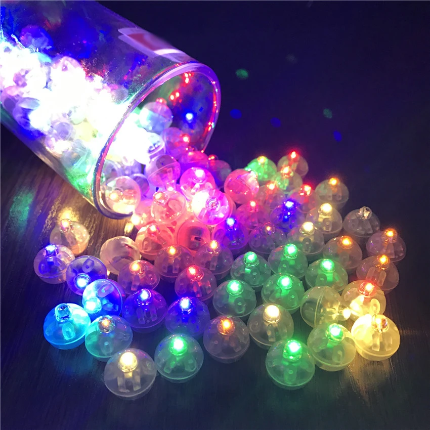 Mini Balloon Light Bulbs 10PCS for Party Wedding Holiday Decoration