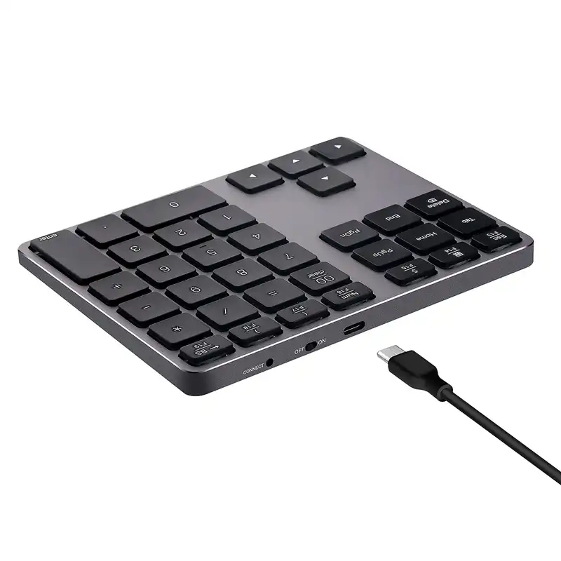 小サイズ合金 35 キー Bluetooth ワイヤレステンキー会計テラーラップトップノートブック錠デジタルキーボード Keyboards Aliexpress