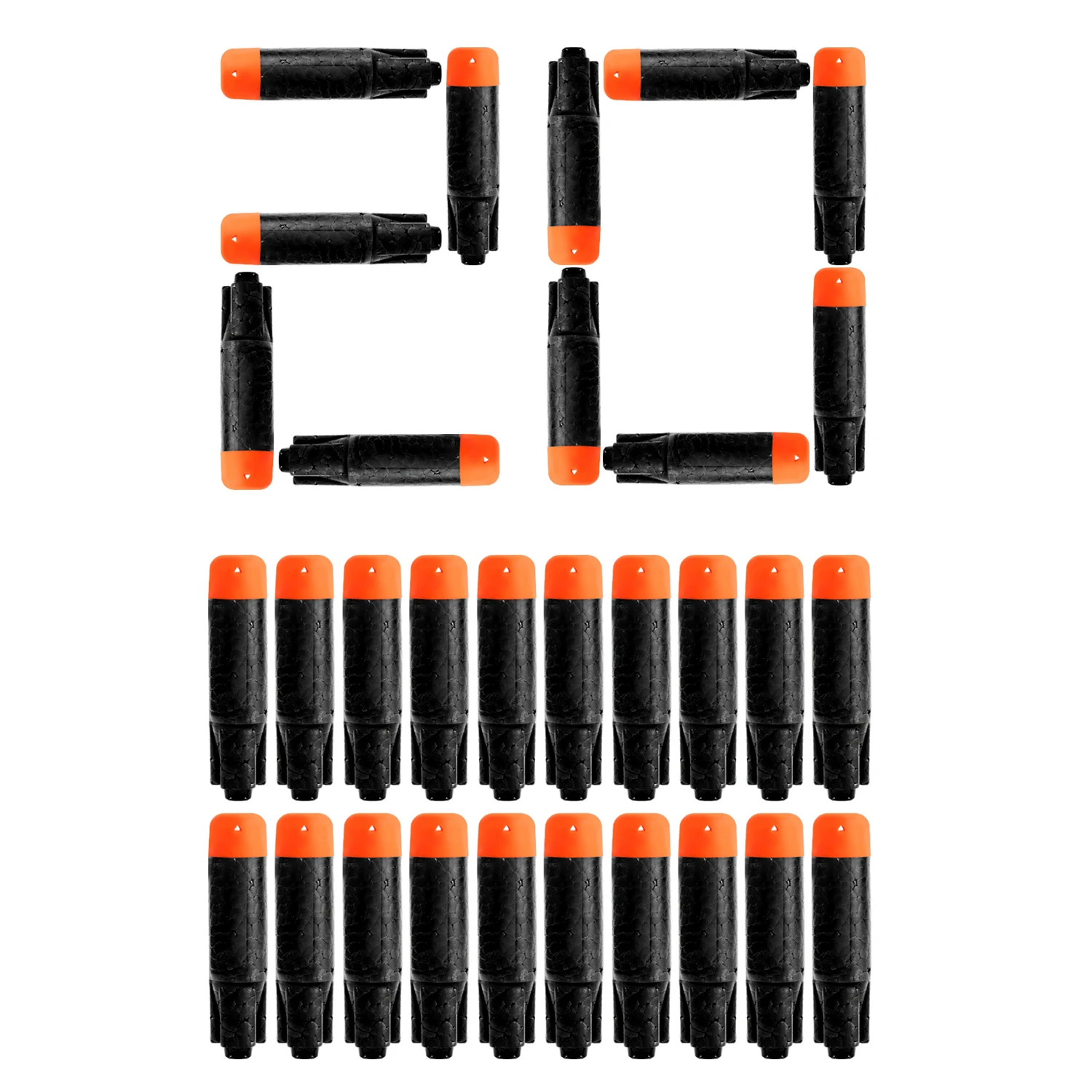 New Black Bullets For Nerf 20/80/160pcs-dart Refill Pack The Ultimate In Dart Blasting -- Compatible Only Ultra Blaster Soft Gun Bullets - AliExpress