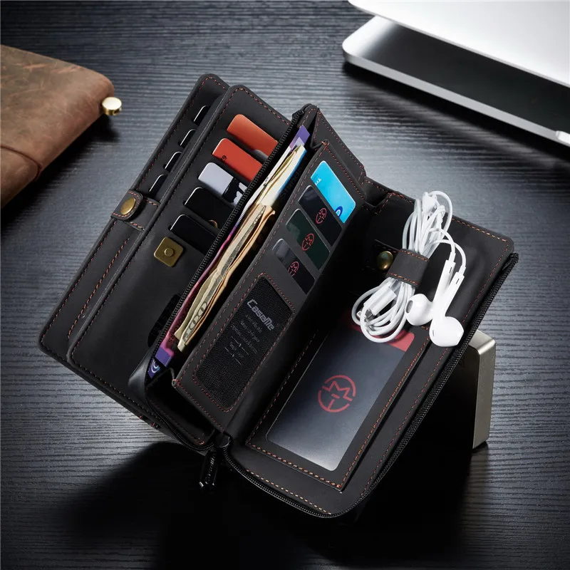 Purse Leather Case for iPhone 11 Pro XS Max XR X SE 2020 8 7 Wallet Card Cover For Samsung S20 Ultra Note 10 Plus A51 A71 Coque Purse Leather Case for iPhone 11 Pro XS Max XR X SE 2020 8 7 Wallet Card Cover For Samsung S20 Ultra Note 10 Plus A51 A71 Coque