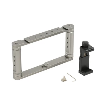 

ABKT-Handheld Camera Stabilizer Video DSLR Camera Holder Frame Photo Live Broadcast Bracket Mobile Live Bracket Camera Stabilize