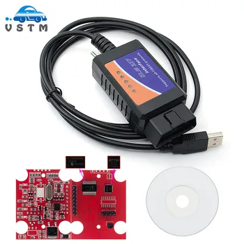 

Newest ELM327 V1.5 Scanner Bluetooth Car OBD2 Diagnostic Tool USB FTDI/PIC18F25K80 Chip Code Reader with HS CAN/MS CAN switch