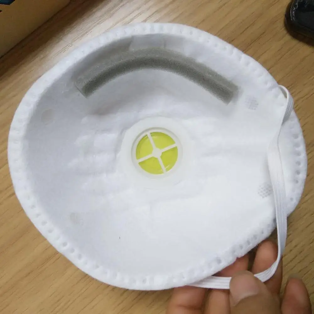 

Ffp2 Protective Mask High Efficiency Filtration 3D Fitting Design Efficient Smooth Respirator Fresh 20 Pcs