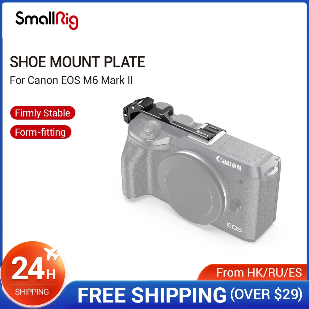 SmallRig V образное крепление для башмака Canon EOS M6 Mark II быстросъемная Монтажная