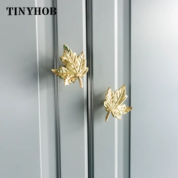

Maple Leaf Shape Handle/Creative Furniture Handles for cabinets and drawers Dresser Door Knobs Pull Furniture Hardware