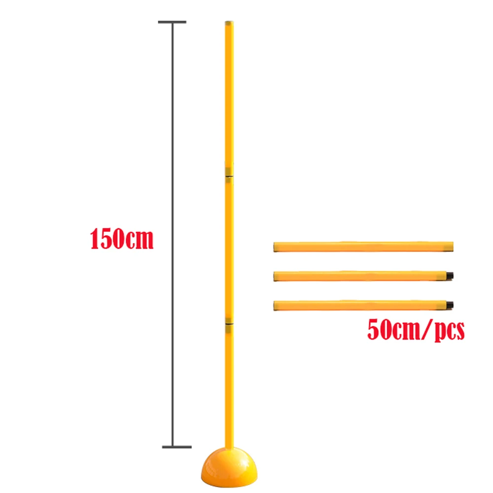 New Water Injection Base Football soccer Door Pole Flag Logo Bar Training Equipment Sign Obstacle Marker Rod top quality