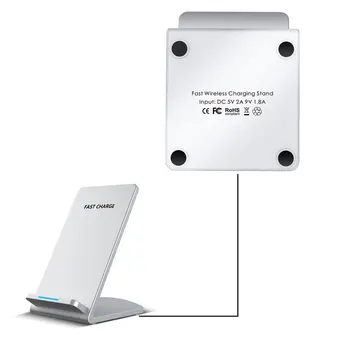 

Silver Wireless Charging Mobile Phone Mobile Vertical Stand 7.5w Perfect Heat Dissipation For Temperature Control Fast Charger