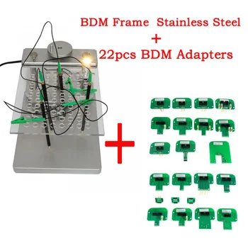 

Metal BDM Frame KTAG KESS KTM Dimsport BDM Probe Adapters Full Set LED BDM Frame ECU RAMP Adapter Steel LED BDM Frame