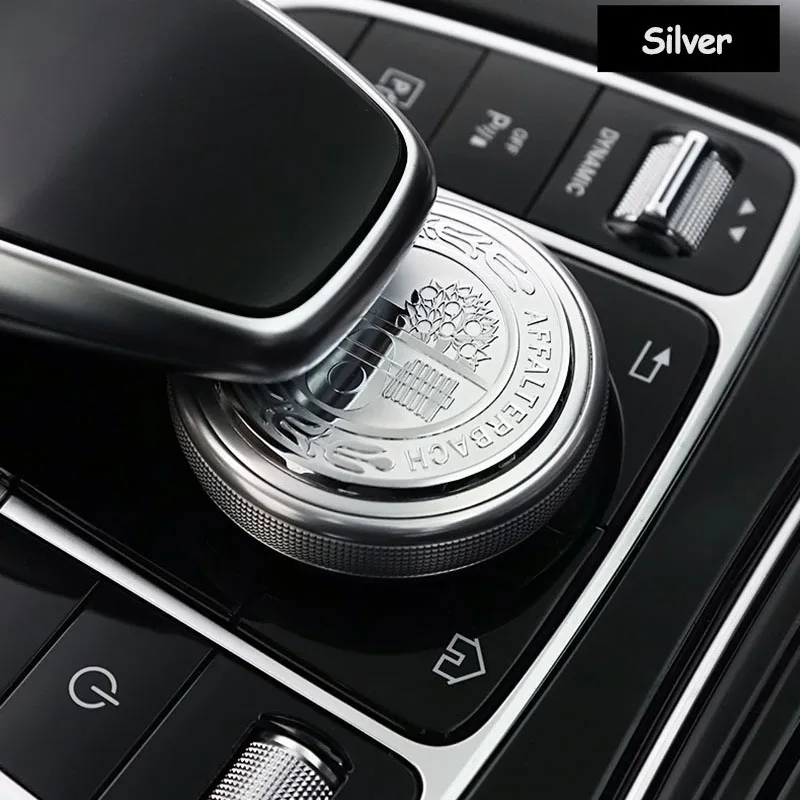 

1 PCS 48mm Car Multimedia Mouse Button Cover Car Sticker For Mercedes Benz AMG GLC GLE E CLA GLA W205 W211 W213 Car Accessories