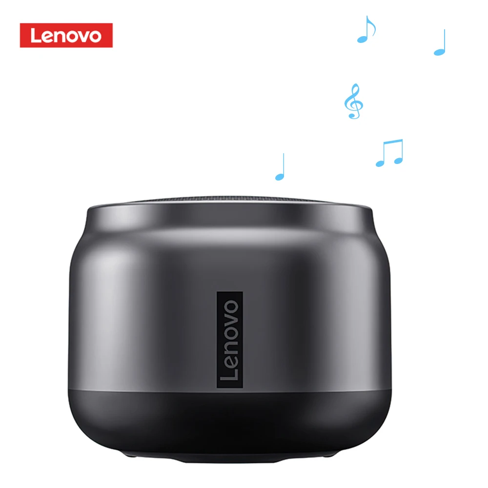 Lenovo Portable Wireless Bluetooth Speaker TWS Outdoor Loudspeaker Mini Column 3D Stereo Bass Surround Subwoofer Sound Music Box |