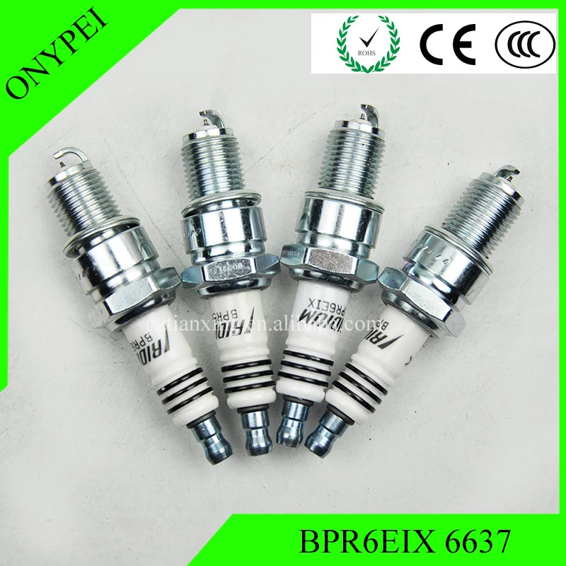 4 шт. BPR6EIX 6637 иридиевая Свеча зажигания для BMW CHRYSLER BENZ SAAB SUBARU 6637|plug|plug spark |