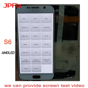 

JPFix Super AMOLED For Samsung S6 G920FD LCD Touch Screen Replacement Display Assembly Dot Screen Line Shadow