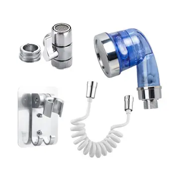 

Wash Face Basin Water Tap External Faucet Shower Flexible Nozzle Sprinkler Kit 37MD