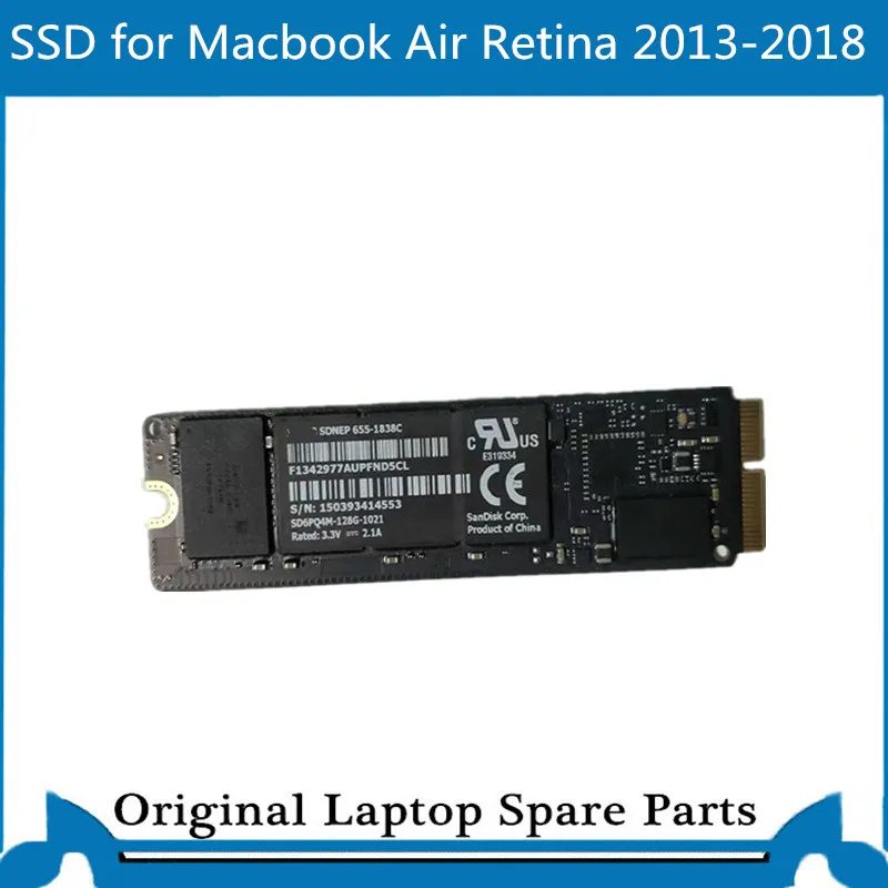 SSD для Macbook Air retina A1465 A1466 SSD 256GB 128GB 512GB 2013