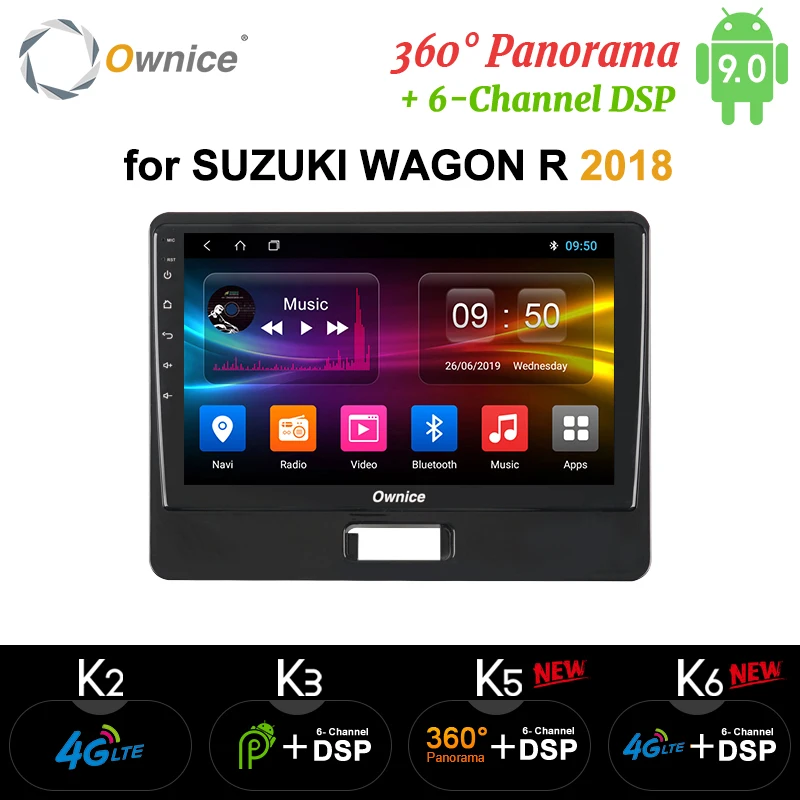 Ownice K3 K5 K6 Восьмиядерный Android 9 0 4G LTE 360 панорамный автомобильный радиоприемник DVD