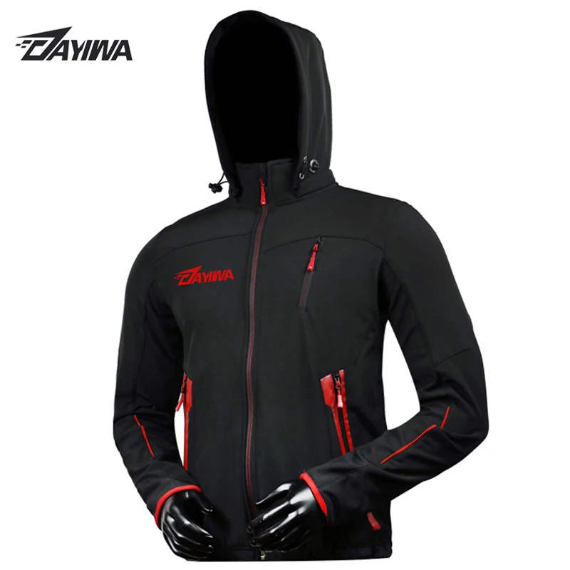 Dayiwa мягкая оболочка водонепроницаемый комплект одежды для рыбалки Зимняя Мужская дышащая флисовая походная куртка и штаны уличное теплое пальто M-2XL