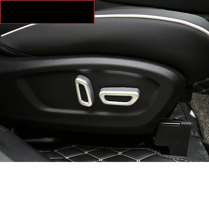 Lsrtw2017 для Trumpchi Gs7 автомобильное сиденье Кнопка регулировки рамки планки салонные аксессуары углеродное волокно