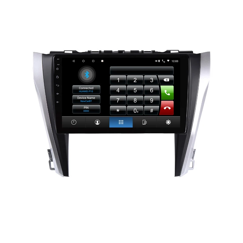 Автомобильный DVD плеер с GPS навигацией 10 1 дюйма 4 Гб ОЗУ 8 ядер Android для Toyota camry 2015 2016