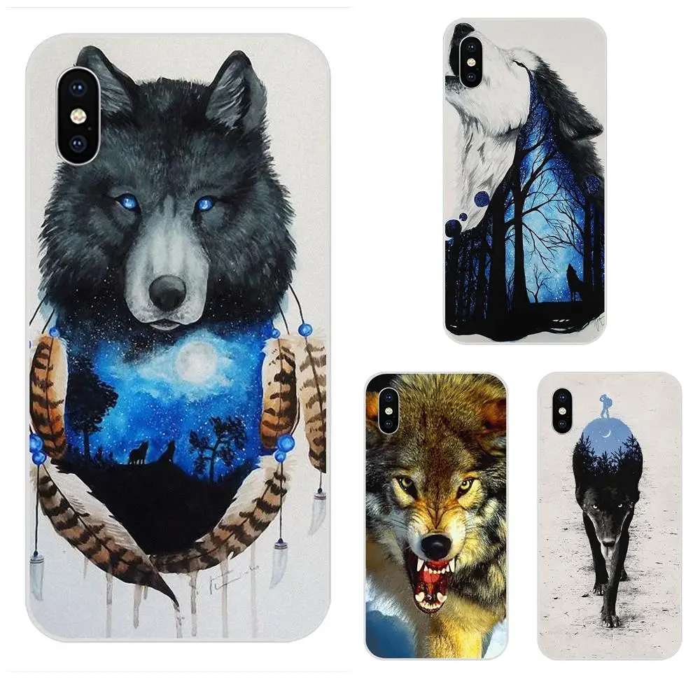 

New Prodects Animals Wolf Soft Case Accessories For Huawei P7 P8 P9 P10 P20 P30 Lite Mini Plus Pro Y9 Prime P Smart Z 2018 2019