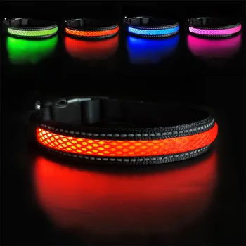 LED Dog Collar Luminous Pet Safety Stylish Flashing Glow 1