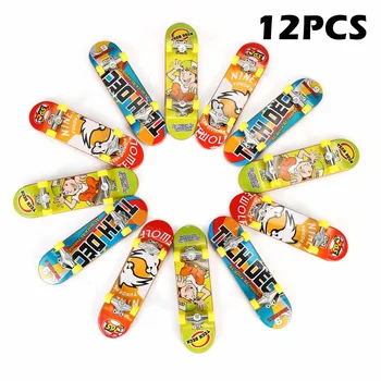 

12PCS FingerBoard Mini Finger boards Boys Toys Skate trucks Finger Skate Board Toys for Boys