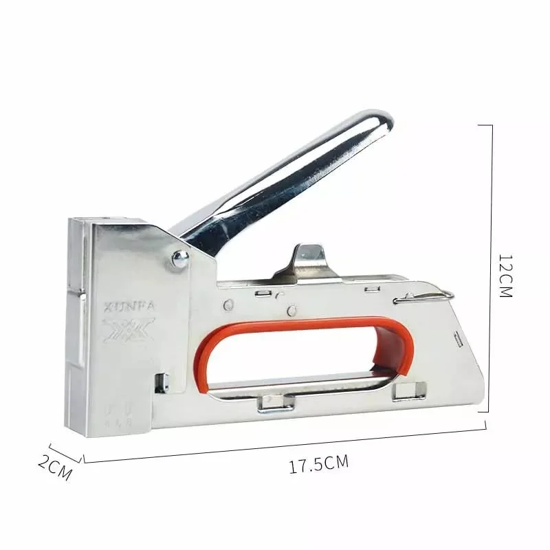 Manual Triple Use Staple Gun Only Thick Thread Non-nail Door HoY 1008J-1 1.2X8 Mm Door-Shaped Gun Nail U-type Pneumatic Strip Na