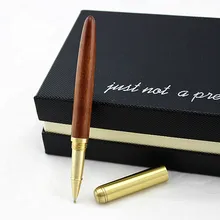 Роскошные подарки для письма деревянная+ металлическая шариковая ручка 0,5 мм черные чернила для офиса школы канцелярские принадлежности шариковая авторучка для письма