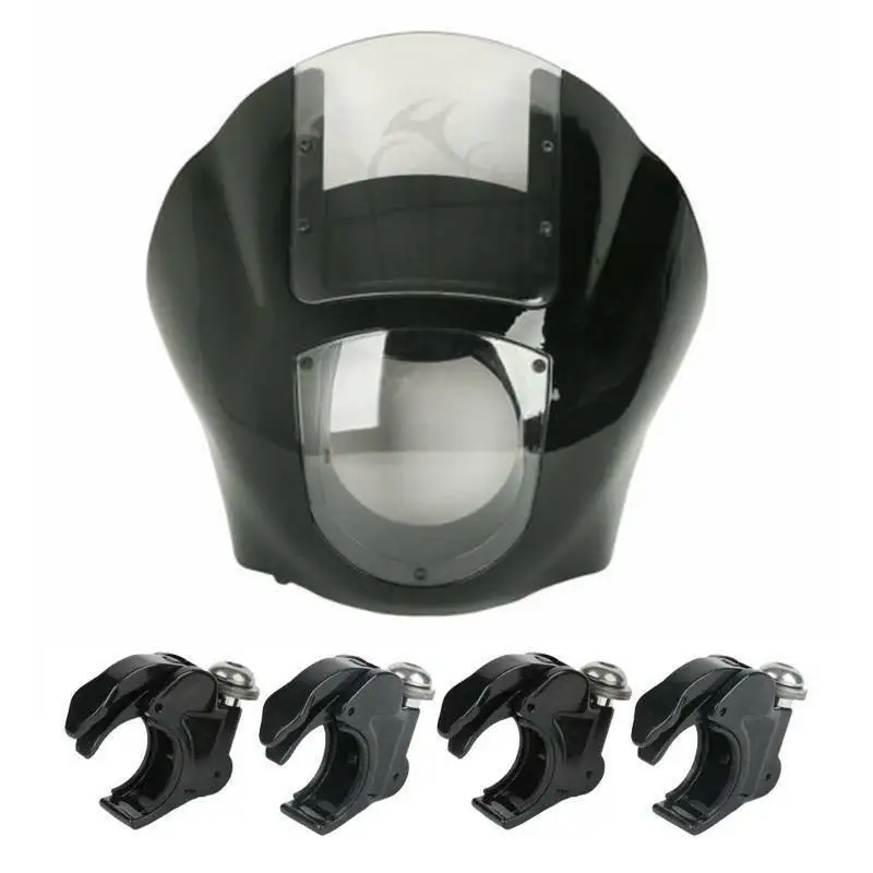 Мотоцикл четверть фары обтекатель ветрового стекла 39 мм вилка зажимы для Harley