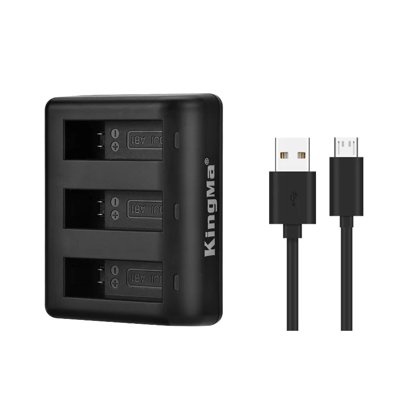 Новые 3 в 1 Порты и разъёмы быстрая Зарядное устройство/микро USB кабель+ 2 Аккумуляторы для DJI Osmo экшн Камера аксессуар